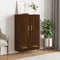 vidaXL - Hoge - kast - 69,5x31x115 - cm - bewerkt - hout - bruin - eikenkleur