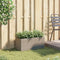 vidaXL - Plantenbak - met - 2 - potten - 72x30x32 - cm - poly - rattan - grijs