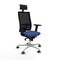Bureaustoel met hoofdsteun Piqueras y Crespo 2D086G1 Marineblauw
