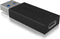 Icy Box IB-CB015 - USB Type-C 3.1 (Gen 2) naar USB Type-A 3.1 (Gen 2) - 10 Gbit/s - Zwart
