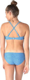 Barts Bathers Hipster - Gevoerd bikini broekje - Panterprint - Kleur sky - Maat 36