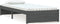 vidaXL - Bedframe - massief - hout - grijs - 75x190 - cm