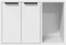 vidaXL - Kattenbakkast - 60x40x40 - cm - bewerkt - hout - wit
