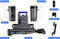 Hyundai Electronics - Elektrische Vlekkenreiniger - 1400W 2 in 1 Koud en Warm Water 15 kPa zuigkracht Blauw en Grijs