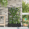 vidaXL - Tuinbakken - met - Water - irrigatiesysteem - 2 - stuks - Zwart