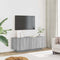 vidaXL - Tv-meubel - 100x35x40 - cm - bewerkt - hout - grijs - sonoma - eikenkleurig