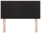 vidaXL - Hoofdbord - Met - Knopen - Gequiltd - Zwart - 100 - cm - Fluweel