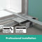 hansgrohe RainDrain Flex complete set douchegoot 700mm uithardbaar voor wandmontage, 56050670
