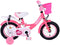 Volare Ashley Kinderfiets - Meisjesfiets - 12 inch - Donkerroze/Wit