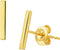 Sparkle14 Balkje Oorknoppen 8 mm - 14k Geelgoud - Trendy