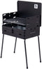 Bo-Camp - Barbecue - Koffermodel - Verstelbaar rooster - Zwart - 40x30 cm