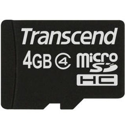 Transcend microSDHC 4GB - Geheugenkaart - Class 4