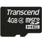 Transcend microSDHC 4GB - Geheugenkaart - Class 4