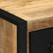 vidaXL - Nachtkastje - 40x35x40 - cm - massief - ruw - mangohout