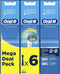 Oral-B Precision Clean - Opzetborstels met CleanMaximiser-technologie - Wit (6 stuks)