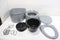 Bo-Camp - Draagbaar toilet - 7 Liter - Compact - Grijs