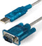 StarTech.com ICUSB232SM3 - USB naar RS232 DB9 Seriële Verloopkabel - 90 cm Blauw