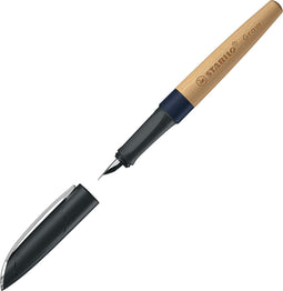 STABILO Grow - Klimaatneutrale Luxe Vulpen - Bosbes Blauw/Beukenhout