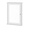 eSituro Toiletkast met Spiegeldeur en Verstelbare Plank Wit 42 x 58,5 x 12 cm
