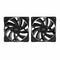 Mars Gaming MF-PWMX2 - PWM Fan Kit - 120mm 800rpm - Zwart (2 stuks)