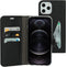 Mobiparts iPhone 12 Pro Max - Classic Wallet Case - Ruimte voor pasjes - Zwart