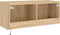 vidaXL - Tv-wandmeubel - met - LED-verlichting - 100x35x41 - cm - sonoma - eiken