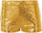 Dressforfun Pailletten-short - Hotpants - Sexy uitstraling - Goud L