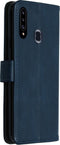 iMoshion Hoesje Geschikt voor Samsung Galaxy A20s Hoesje Met Pasjeshouder - iMoshion Luxe Bookcase - Donkerblauw