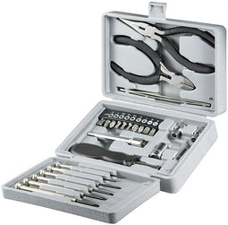 Fixpoint 25-piece universal precision mechanics set - supplied in a practical plastic box