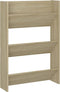 vidaXL-Wandschoenenkasten-2-st-60x18x90-cm-spaanplaat-sonoma-eiken
