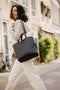 Basil Vive - Dubbele fietstas - 28-35 liter - Waterdicht - MIK adapterplaat - Gerecycled materiaal - wit/zwart