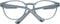 Men' Spectacle frame Police VPL63550096G Grey