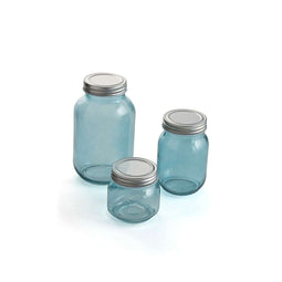 Quid Minimal - Set van Potjes - 100 ml 250 ml 450 ml - Beige (3 onderdelen)