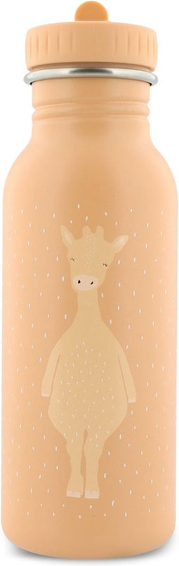 Trixie Drinkfles 500ml - Mrs. Giraffe - lekvrij - roestvrij staal - kinderen - dieren