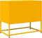 vidaXL - Tv-meubel - 68x39x60,5 - cm - koudgewalst - staal - mosterdgeel