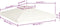 vidaXL - Vervangend - tentdoek - prieel - 310 - g/m² - 3x3 - m - crèmewit