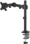 Fellowes Reflex - Enkele Monitor Arm - Verstelbaar tot 32 inch - Kabelbeheer