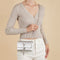 Valentino Bags Divina S - Crossbodytas/Clutch - Imitatieleer - Zilver