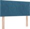 vidaXL - Hoofdbord - met - Diamanten - Blokken - in - het - Donkerblauw - - - 100 - cm - Fluweel