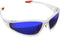 Trivio Imaginair - sportbril - met 2 extra lenzen - wit/rood