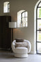 Light & Living Vloerlamp Veglio - Mangohout - 130cm - Donkerbruin - excl. kap