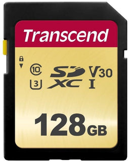Transcend 500S - SDXC UHS-I U3 V30 - 128GB