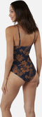 Barts Florence Shaping One Piece - Gebloemde Dames Badpak met Powernet-voering - Blauw
