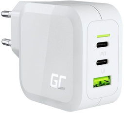 Green Cell CHARGC08 - Oplader - 65W Power Delivery 3.0 Quick Charge 3.0 - Wit