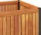 vidaXL - Plantenbak - 110x30x27,5 - cm - massief - acaciahout - en - staal