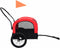 vidaXL - Fietstrailer - en - kinderwagen - 2-in-1 - rood - en - zwart