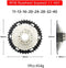 8-voudige cassette 11-25T/11-28T/11-32T/11-36T/11-40T/11-42T - Compatibel met Shimano/SRAM - Lichtgewicht en duurzaam