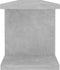 vidaXL - Wandschappen - 2 - st - 90x18x20 - cm - bewerkt - hout - betongrijs