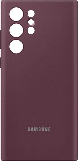 Samsung Galaxy S22 Ultra - Siliconen Hoesje - Zacht en slank - Burgundy