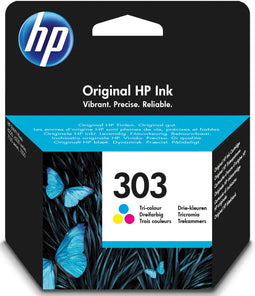 HP 303 - Originele inktcartridge - Drie-kleuren (Cyaan Geel Magenta)